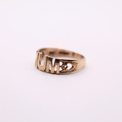 Diamond "MUM" Ring