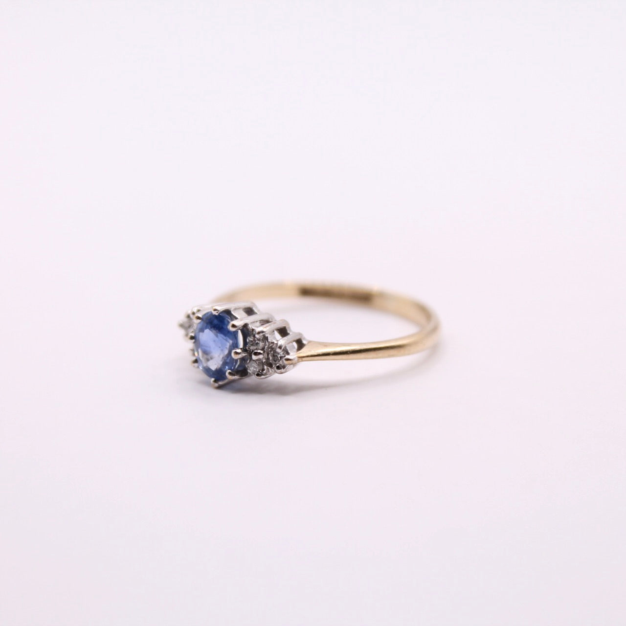 Tanzanite & Diamond Cluster Ring