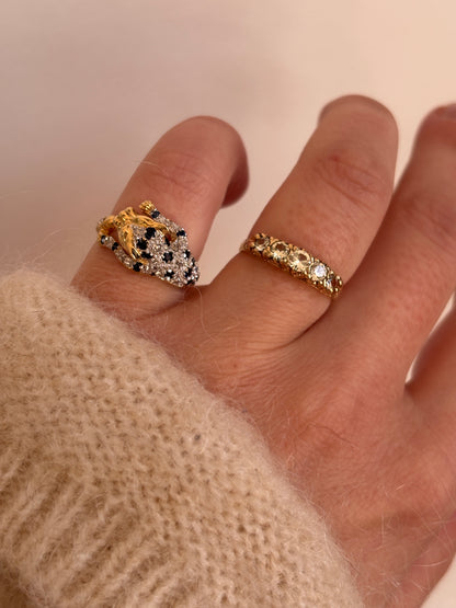 Victorian Chrysolite Row Ring