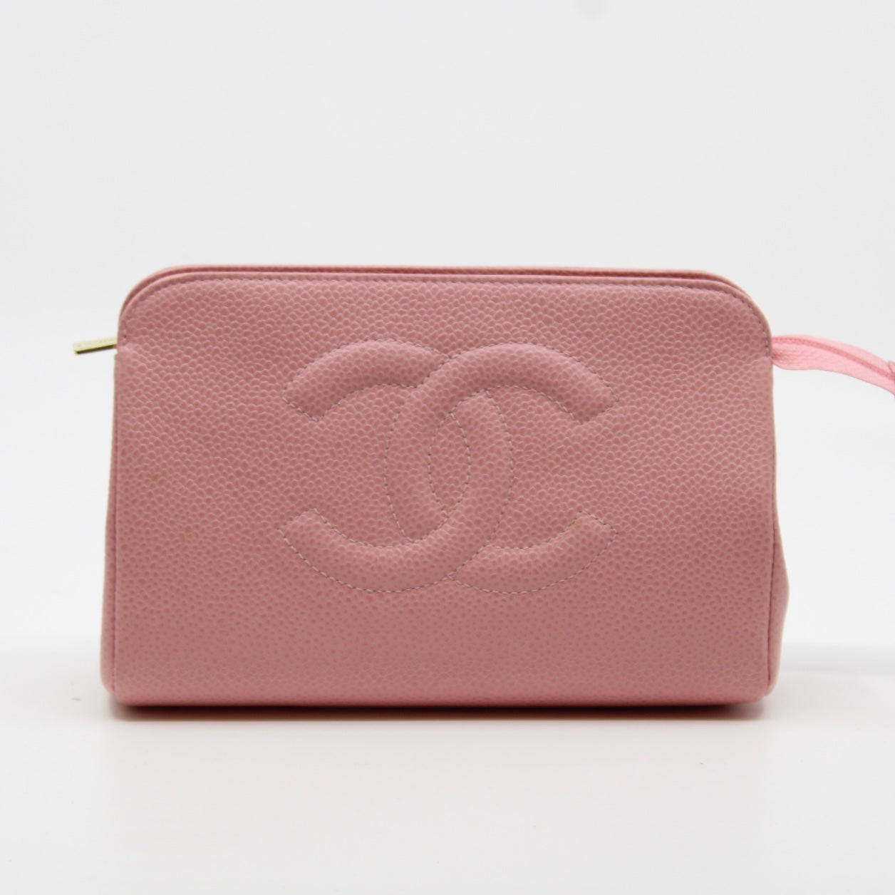 Chanel COCO Mark Caviar Pouch