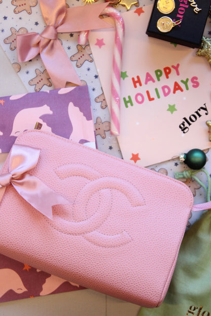 Chanel COCO Mark Caviar Pouch