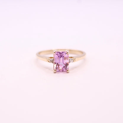 Single Kunzite Ring
