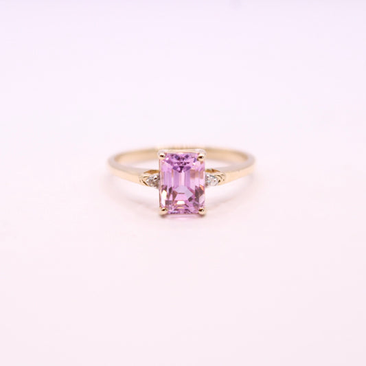 Single Kunzite Ring