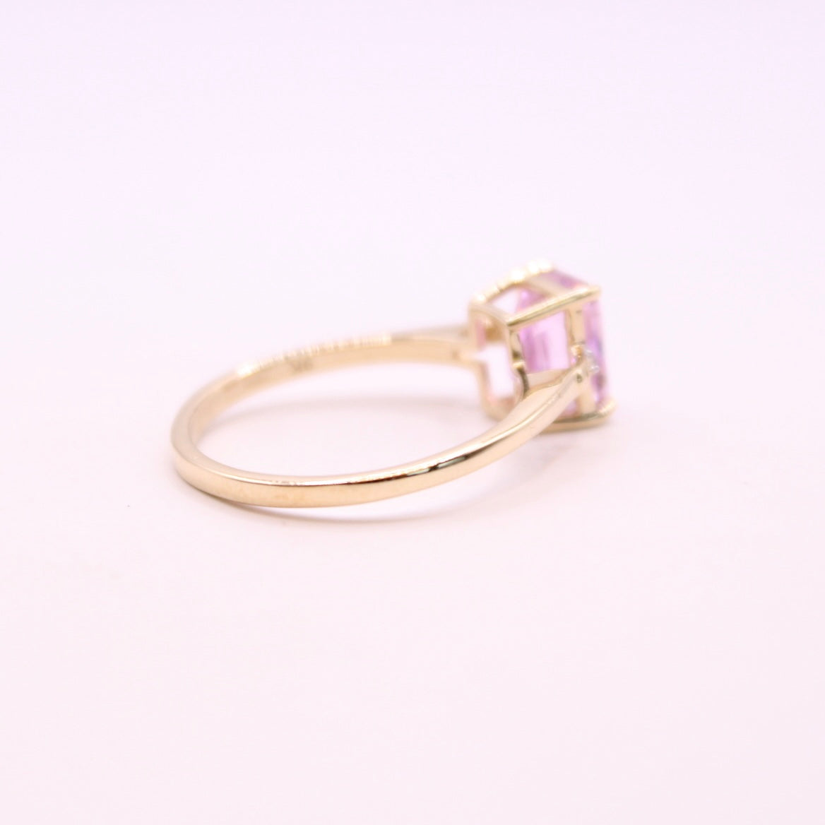 Single Kunzite Ring