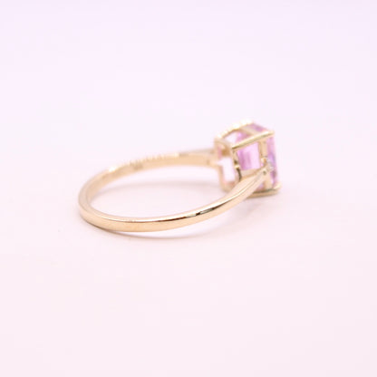 Single Kunzite Ring
