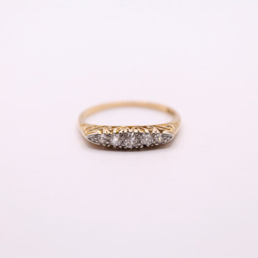 Victorian Old Cut Diamond Ring