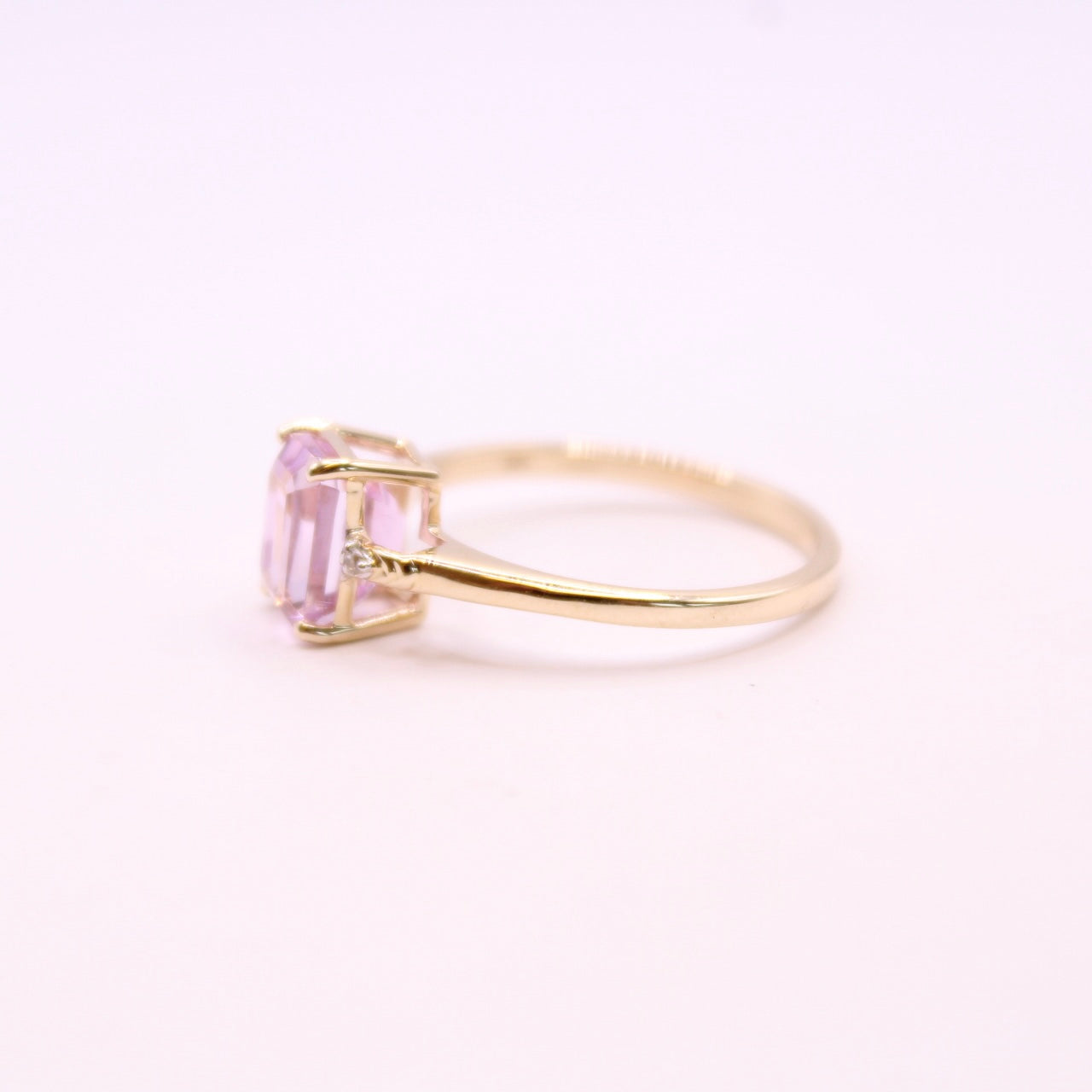 Single Kunzite Ring