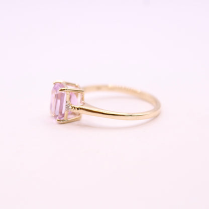 Single Kunzite Ring