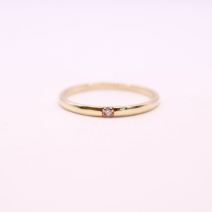 Pink Diamond Ring