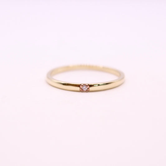 Pink Diamond Ring