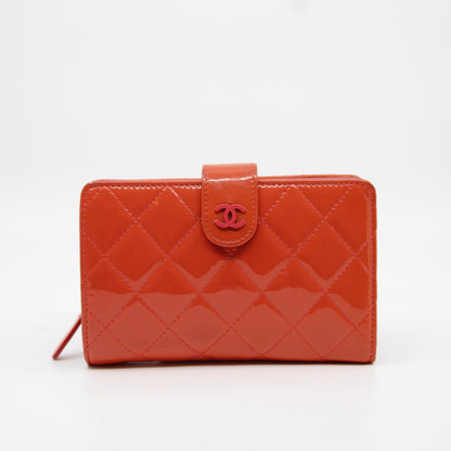 Chanel Patent Leather Bifold Wallet