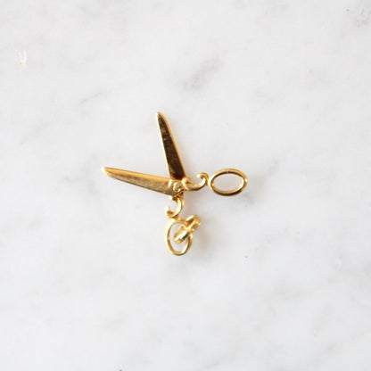 Ornate Scissors Charm