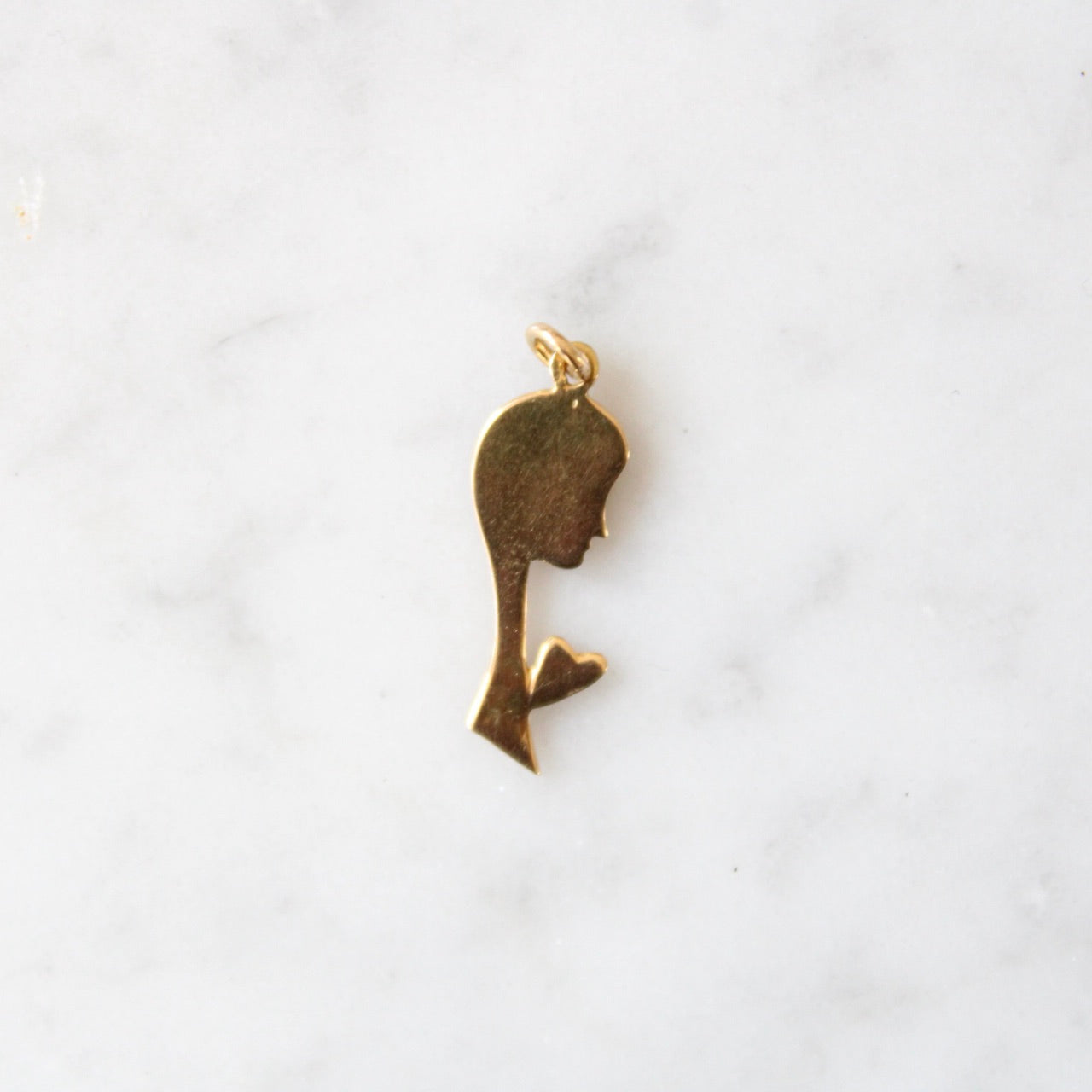 Enamel Virgin Mary Charm