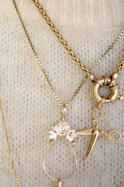 Ornate Scissors Charm