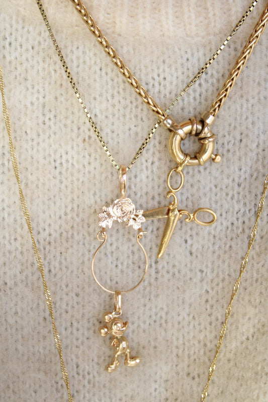 Ornate Scissors Charm