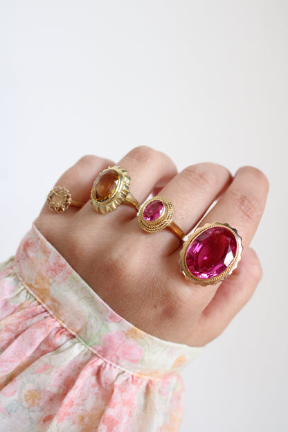 Huge Oval Ruby Ring