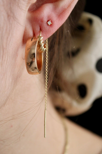 Diamond Chain Earring