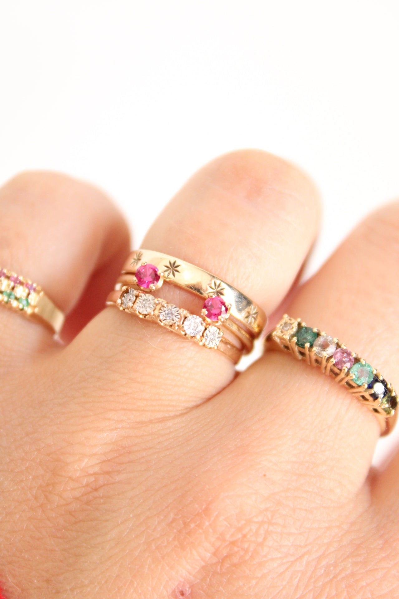 Diamond Row Ring