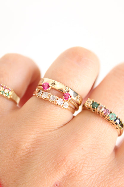 Diamond Row Ring
