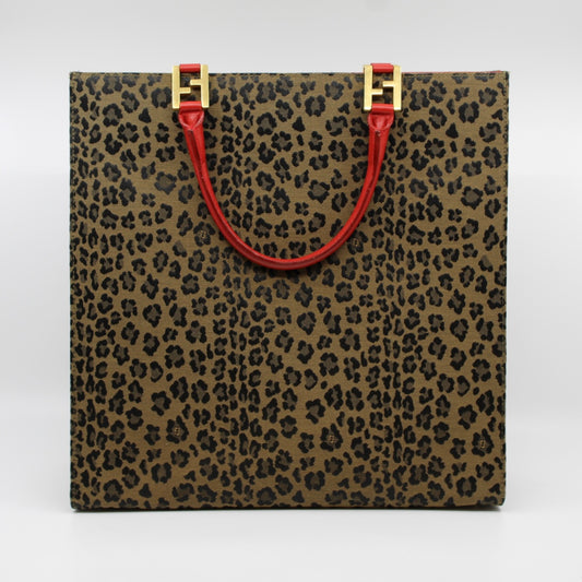 Fendi Leopard Tote Bag