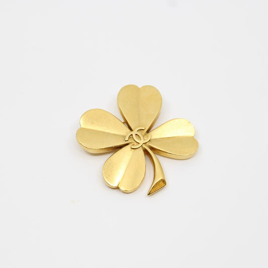Chanel Lucky Clover Brooch