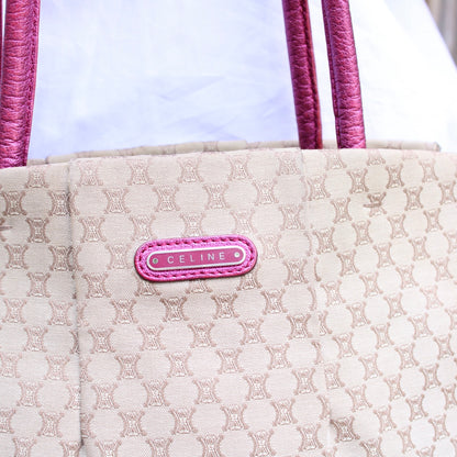 Celine Macadam Canvas Shoulder Bag