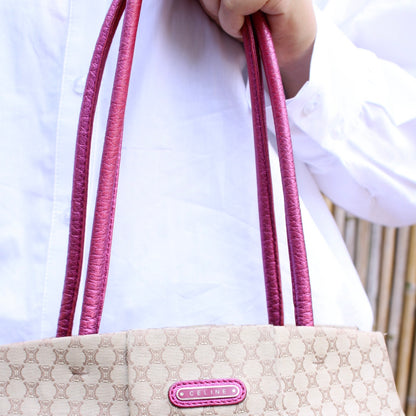 Celine Macadam Canvas Shoulder Bag