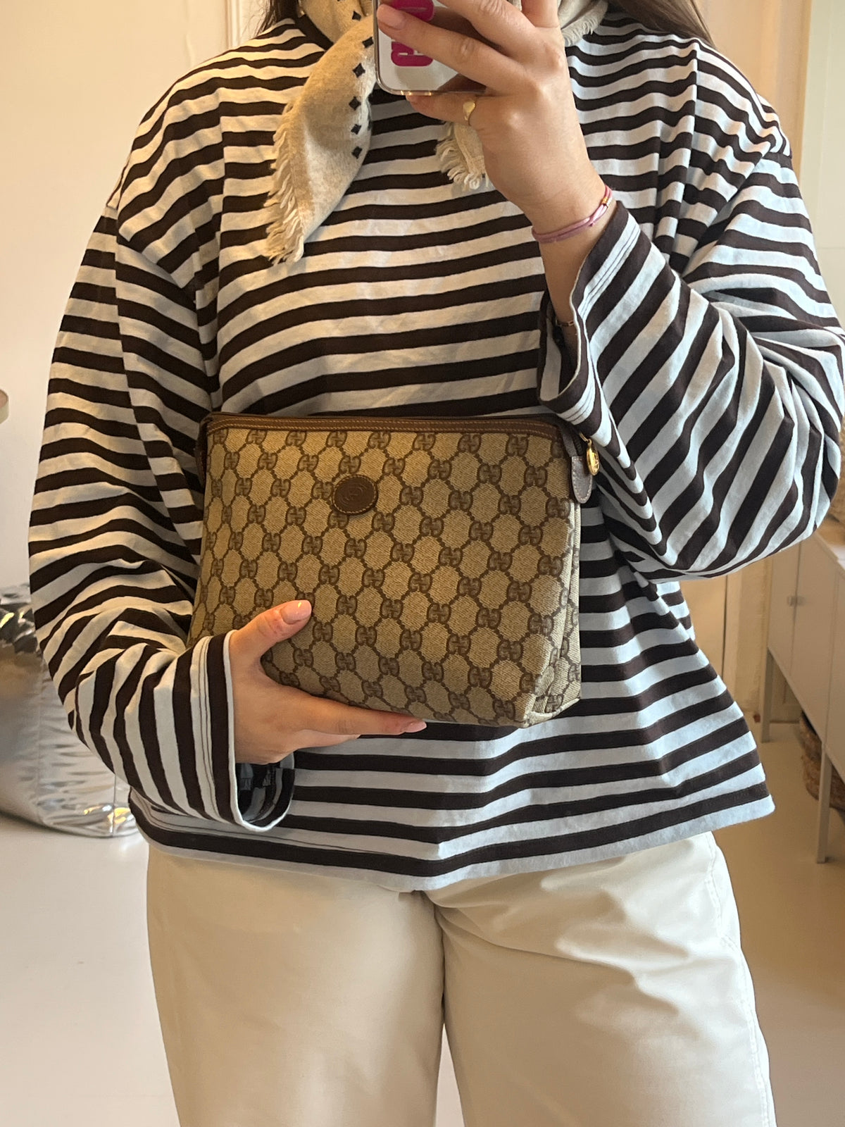 Gucci GG Supreme Clutch/Pouch