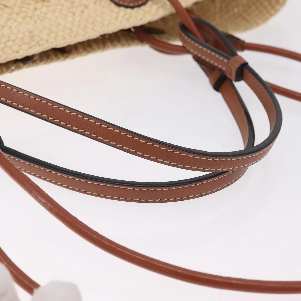 Loewe Anagram Raffia Tote Bag