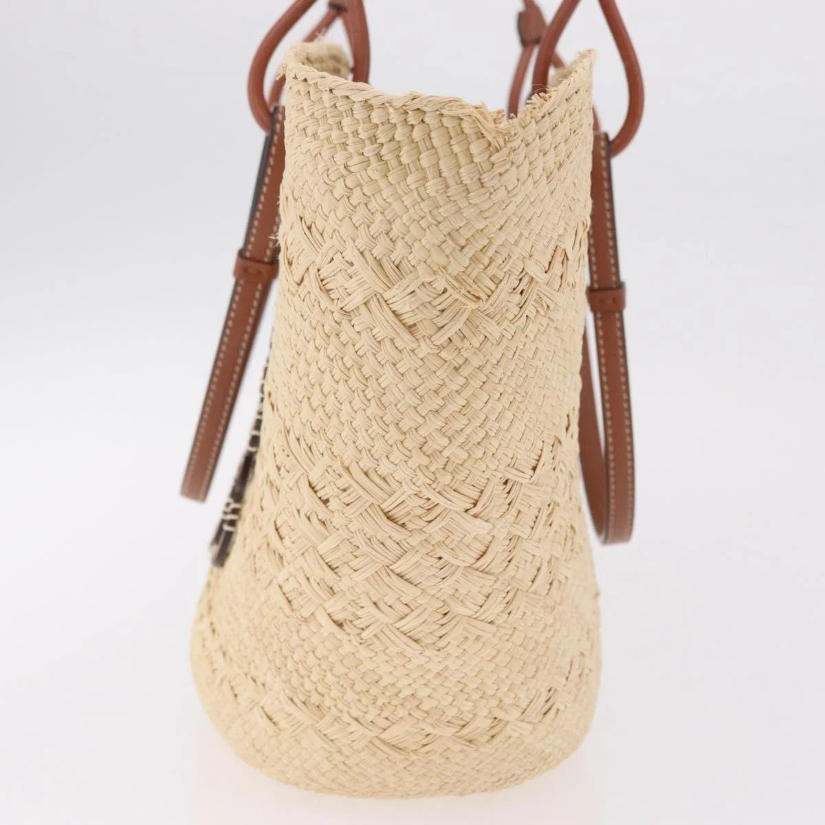 Loewe Anagram Raffia Tote Bag