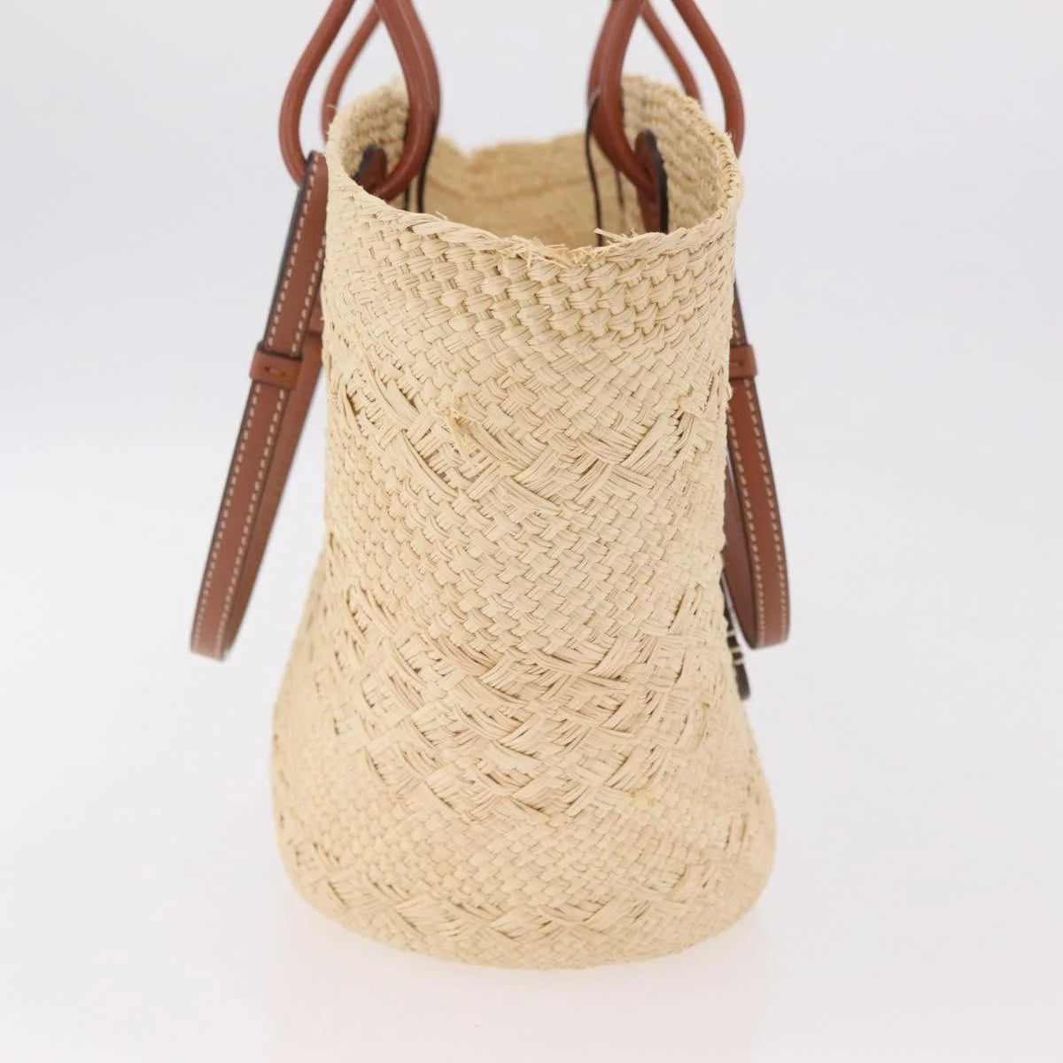 Loewe Anagram Raffia Tote Bag