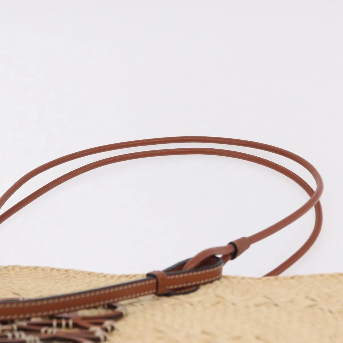 Loewe Anagram Raffia Tote Bag