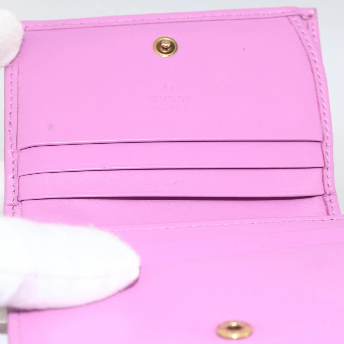 Gucci GG Canvas Compact Wallet