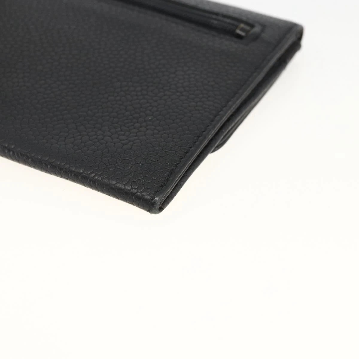 Chanel COCO Mark Grained Calf Skin Wallet