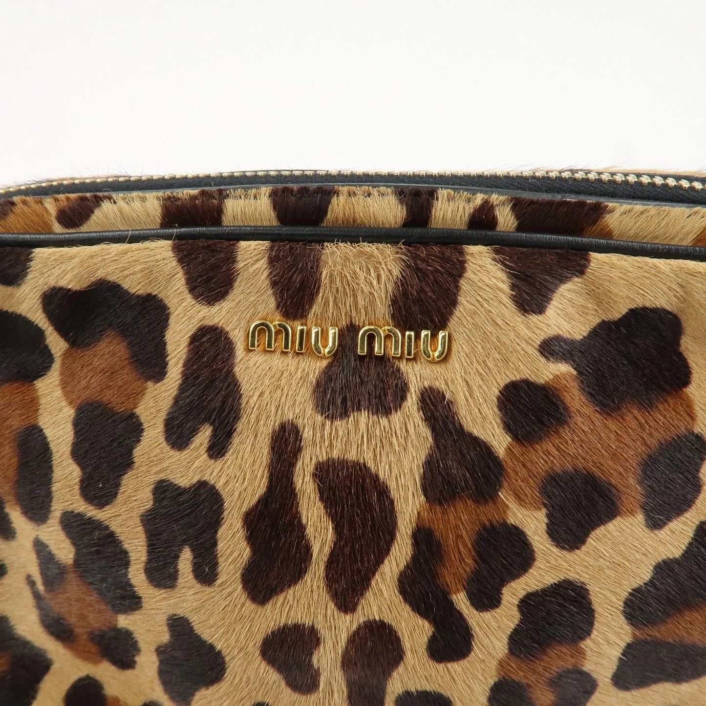 Miu Miu Leopard Shoulder Bag