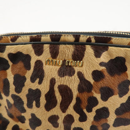 Miu Miu Leopard Shoulder Bag