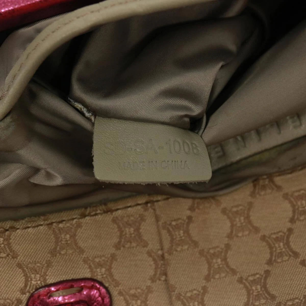 Celine Macadam Canvas Shoulder Bag