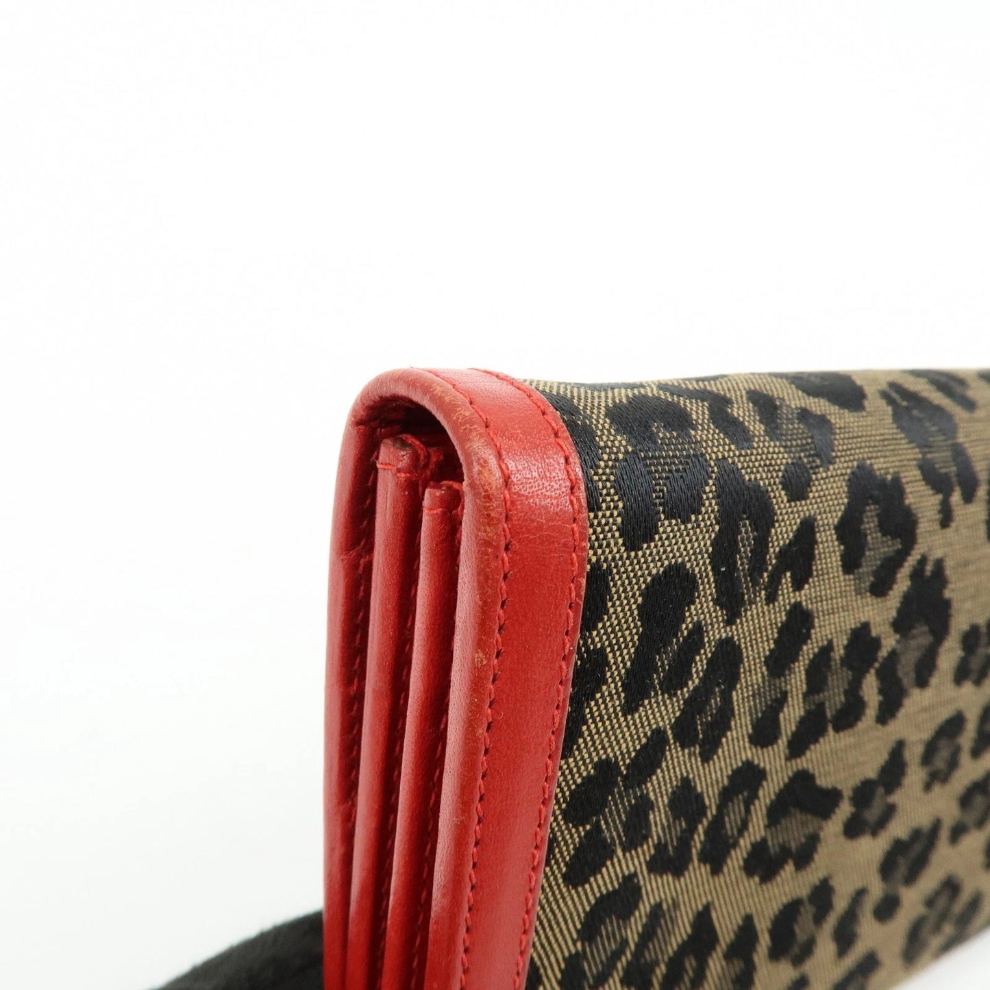 Fendi Leopard Long Wallet