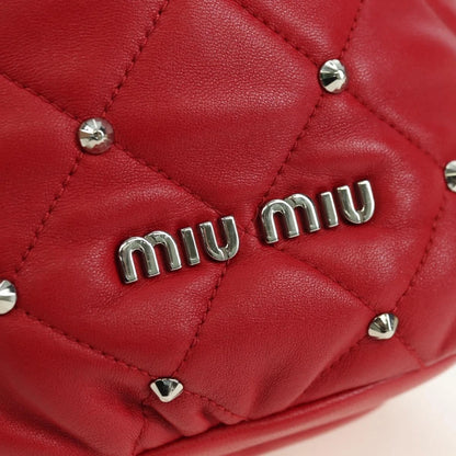 Miu Miu Studded Bucket Shoulder Bag