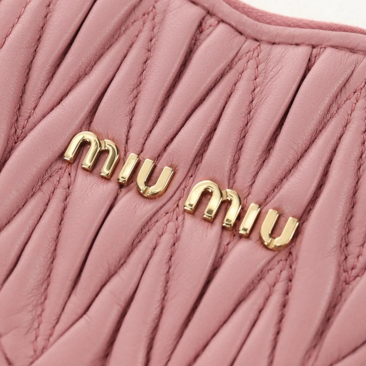 Miu Miu Matelasse Coin Purse