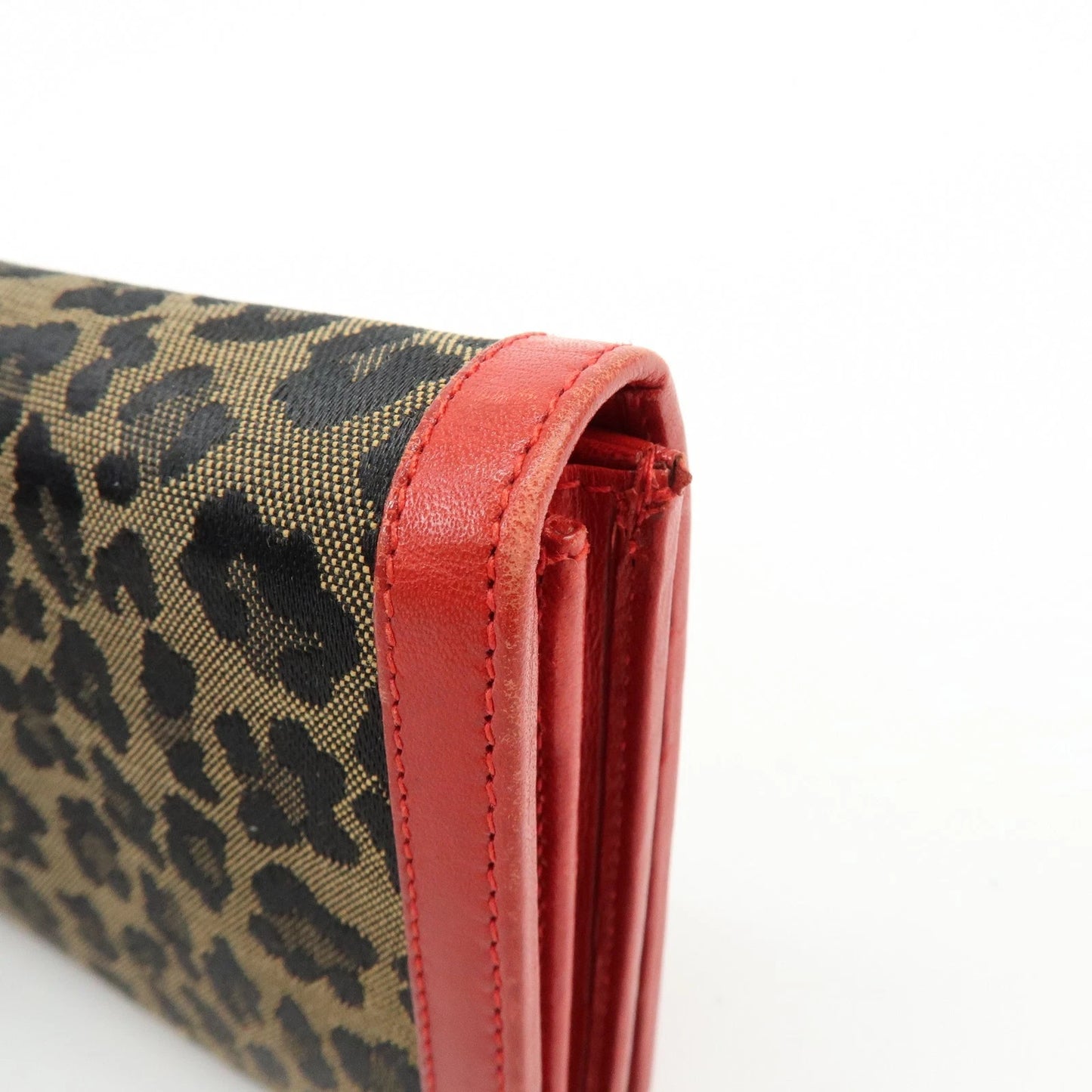 Fendi Leopard Long Wallet