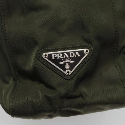 Prada Nylon Khaki Tote Bag