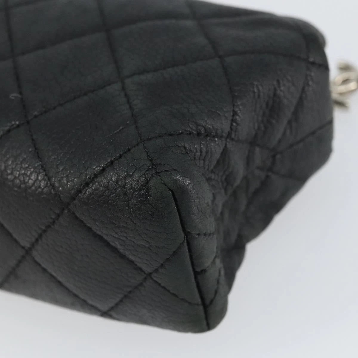 Chanel Grained Calf Skin Pouch