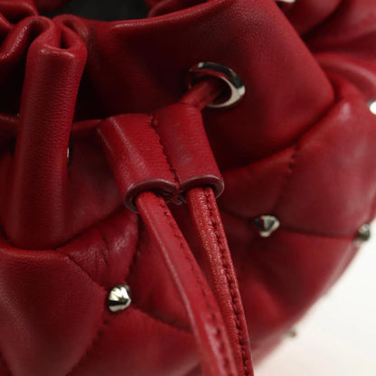 Miu Miu Studded Bucket Shoulder Bag