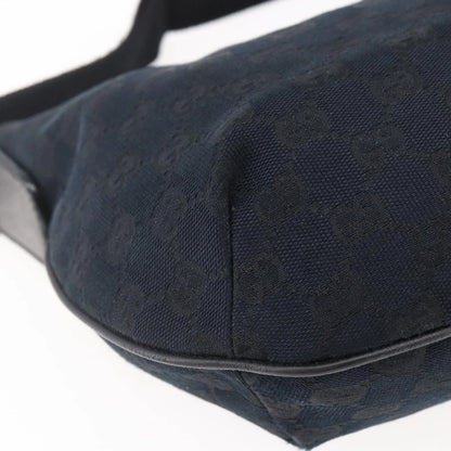 Gucci GG Half Moon Canvas Shoulder Bag