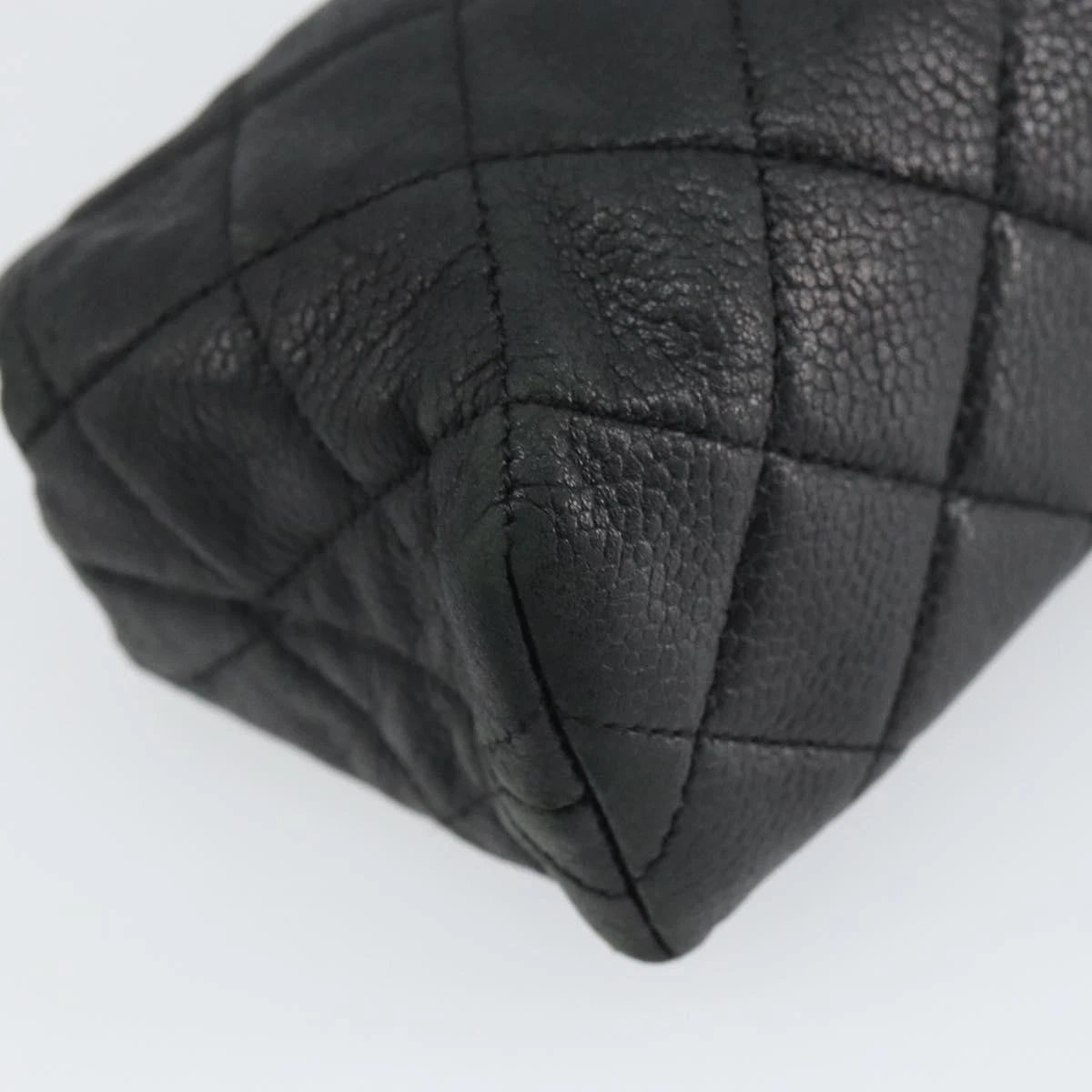 Chanel Grained Calf Skin Pouch