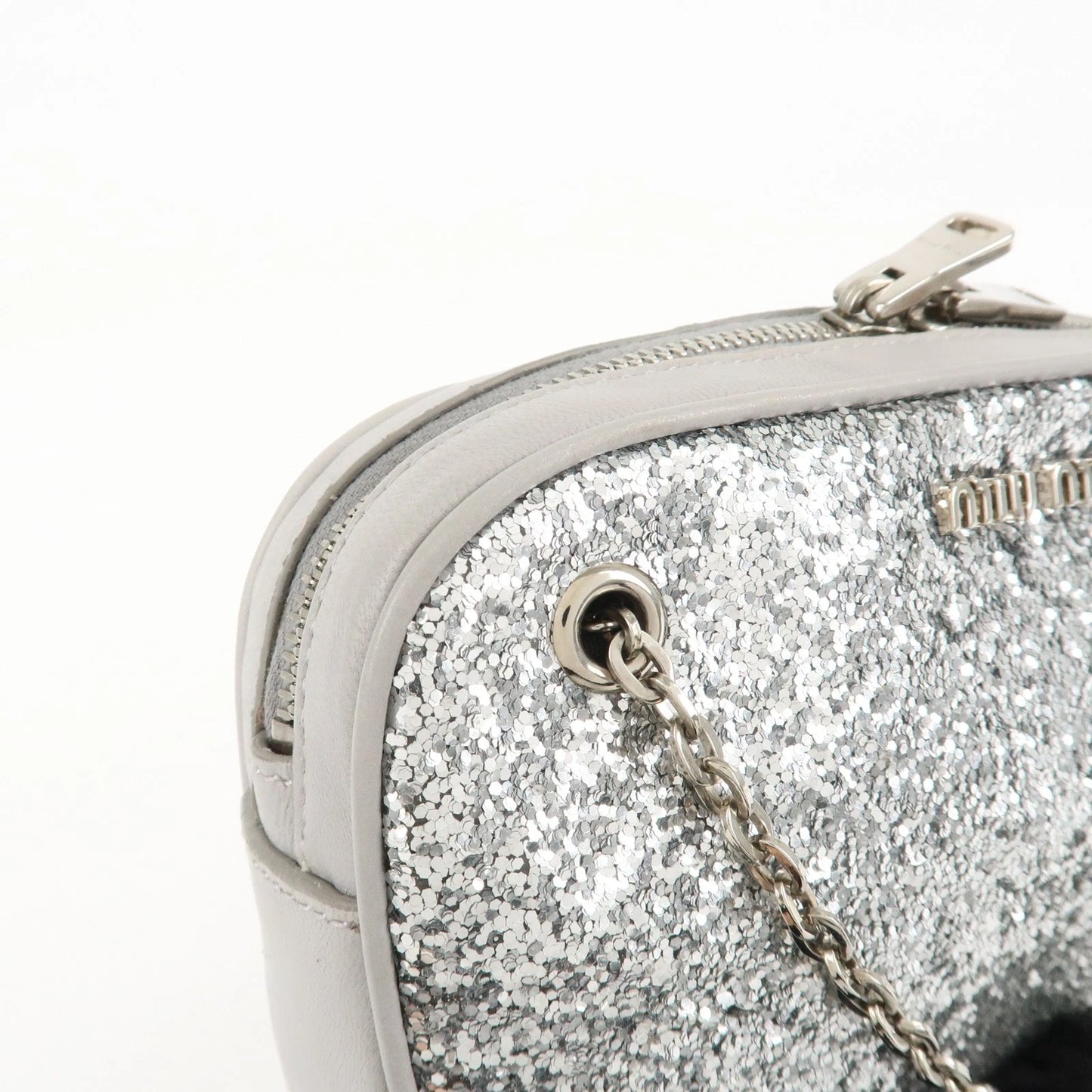 Miu Miu Glitter Pouch/Shoulder Bag