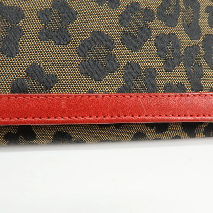 Fendi Leopard Long Wallet