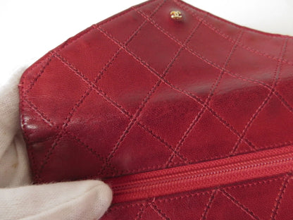Chanel Quilted Leather Bifold Wallet