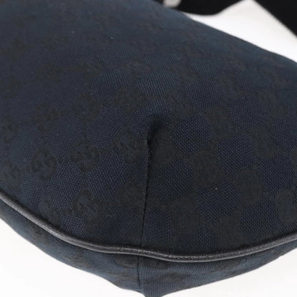 Gucci GG Half Moon Canvas Shoulder Bag
